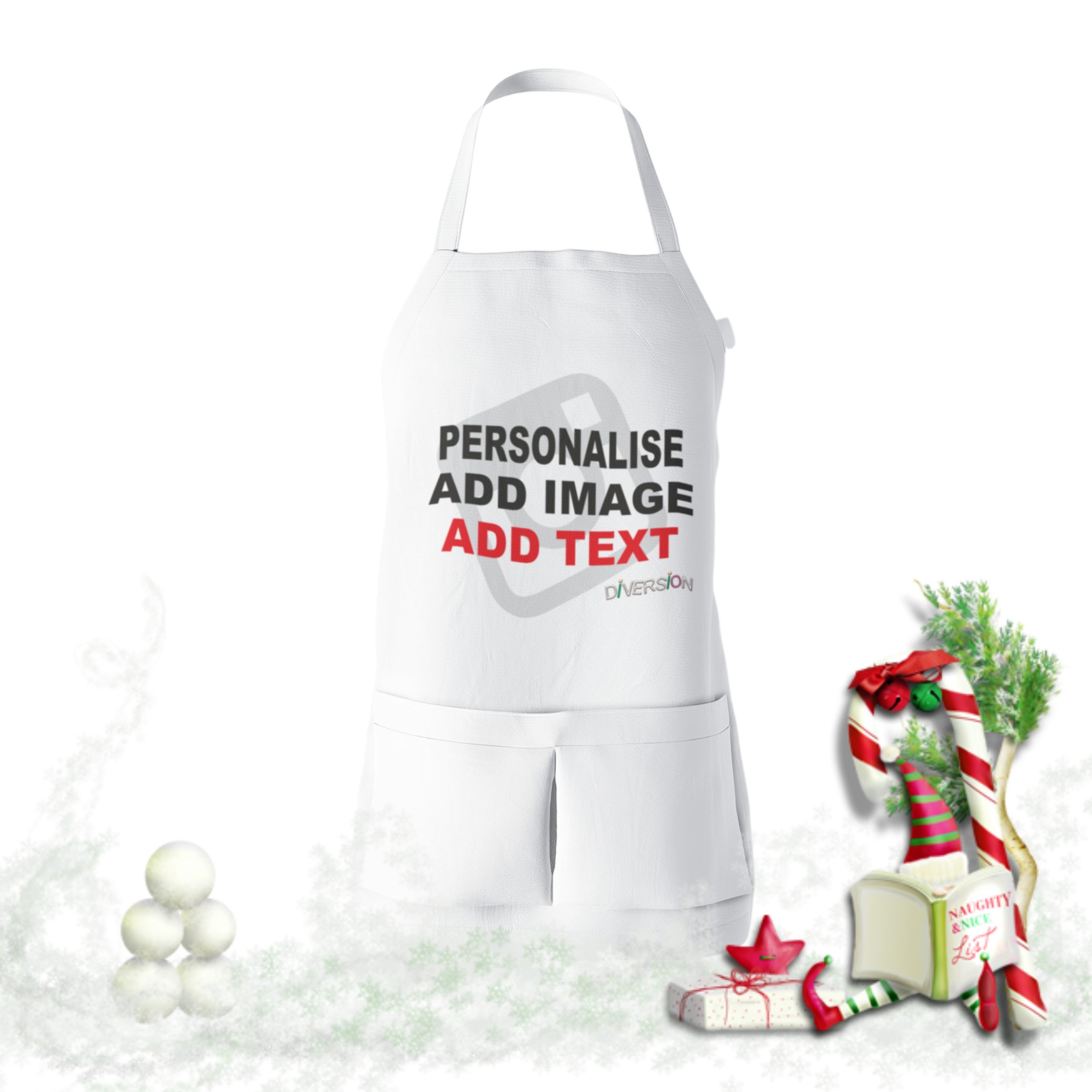 Personalised Christmas Apron Diversion Lanzarote